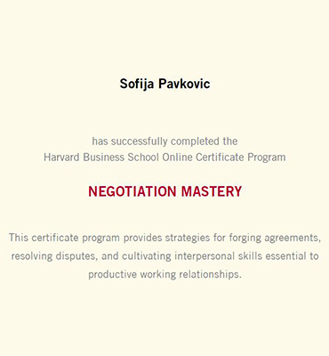 Negotiation Mastery Harvard